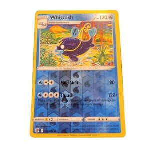 Pokemon TCG Whiscash 036/189 Card Uncommon, Rare Reverse Holo, Astral Radiance